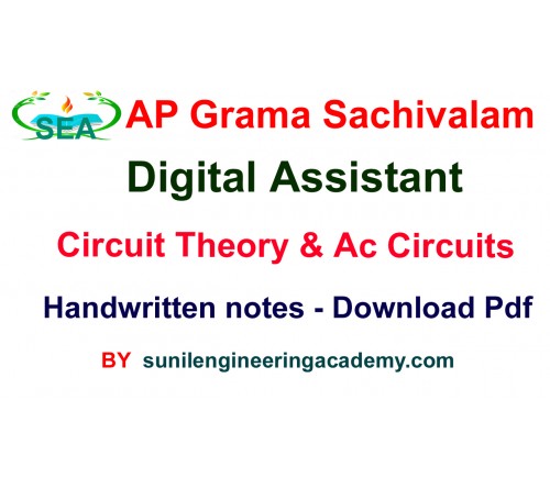 Circuit Theory and Ac circuits for APGS digital assistant